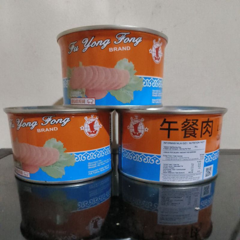 

HAM MALING / HAM BABI KALENG BESAR FYF / CANNED PORK LUNCHEON PORK 397 GR