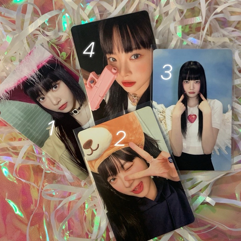 photocard official album le sserafim unforgiven sakura eunchae antifragile specs unforgiven cowboy b