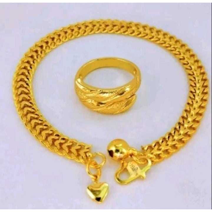 Gelang tikar free cincin kobra  titanium 016