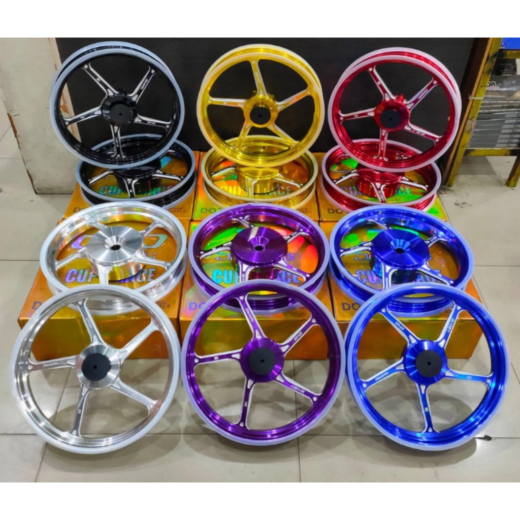 VELG/VELAG/VELEK/VELG AK55 DND PREMIUM AK 55 PALANG LIMA FULL CNC SNI VARIO 125/150 BEAT SCOOPY GENI