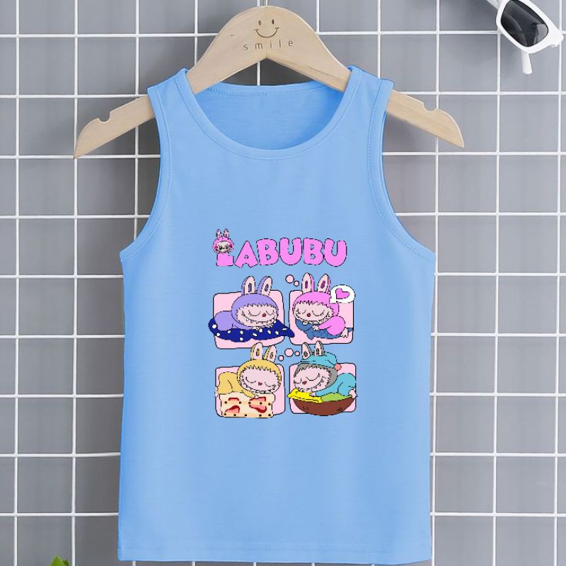 singlet anak perempuan labubu sleep 2-8 tahun
