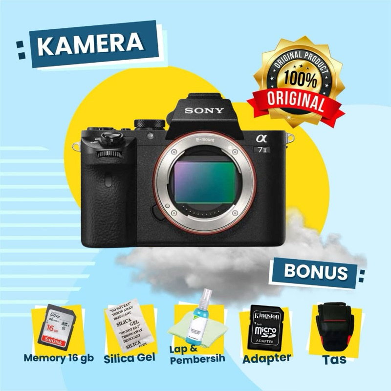 SONY A7 ii BODY ONLY SECOND SC RENDAH KAMERA FULLFRAME SONY MURAH BERGARANSI