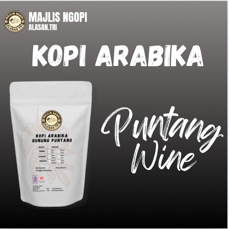 

Kopi Wine Arabika Gunung Puntang 1 Kg Singgle Origin