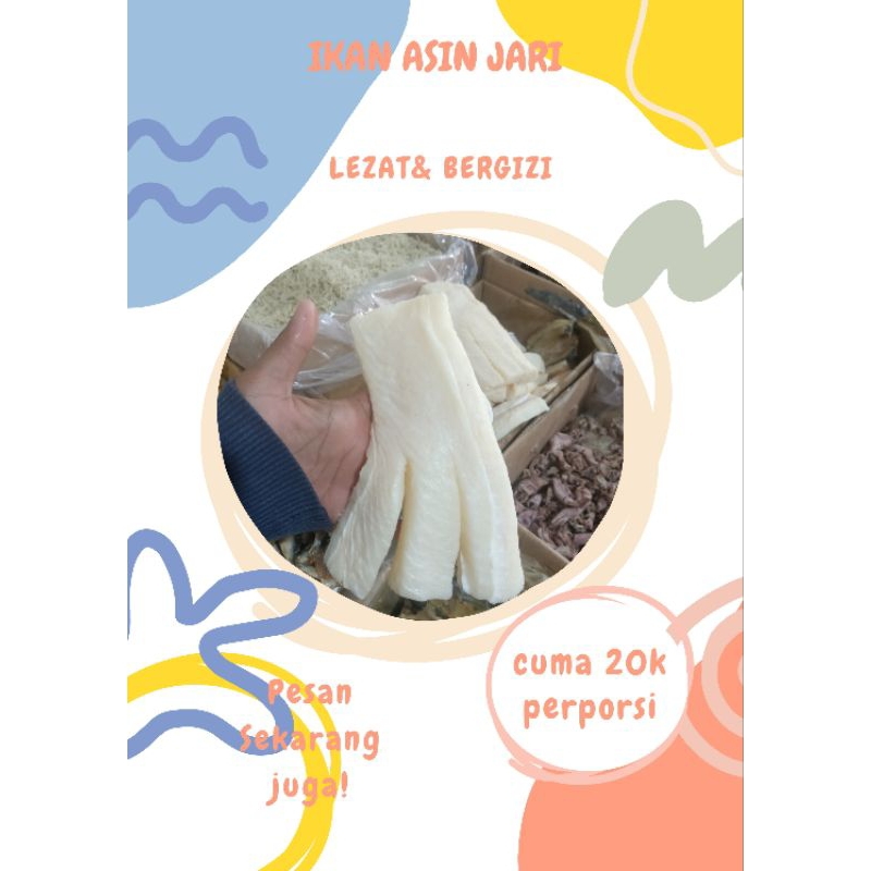 

IKAN ASIN JARI CUMA 20.000 AN