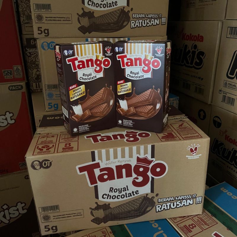 

tango 5 gram 1 dus isi 12 box