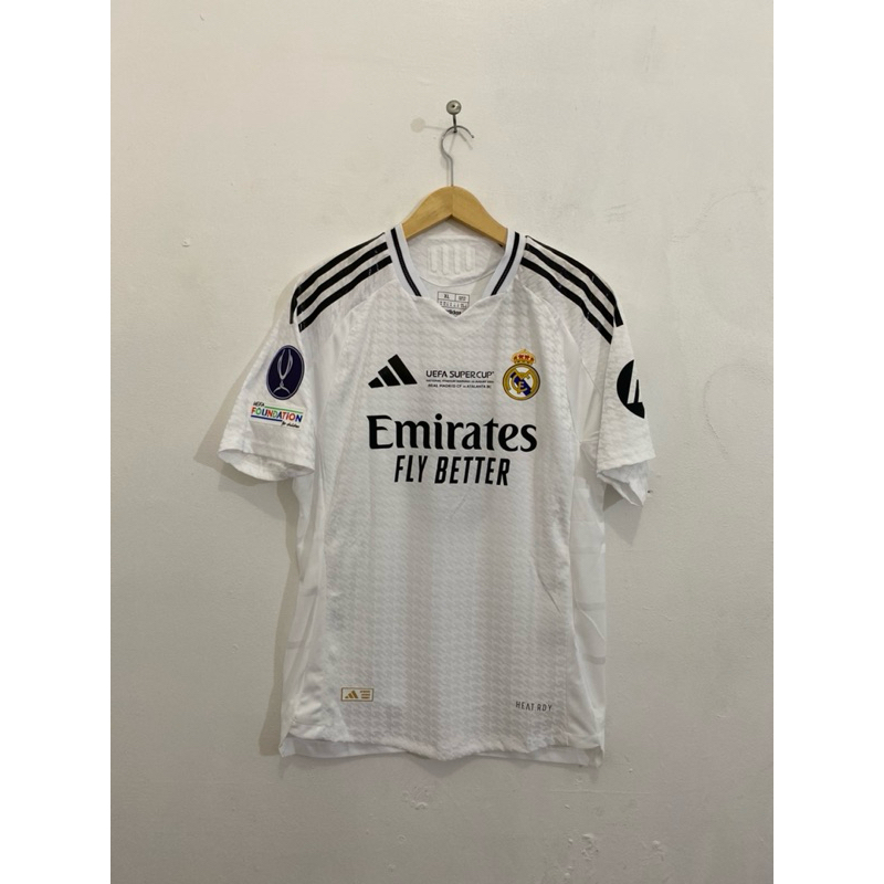 Jersey Real Madrid Home 2024 2025 Player Issue MBAPPE 9 (MINUS PATCH MIRING)