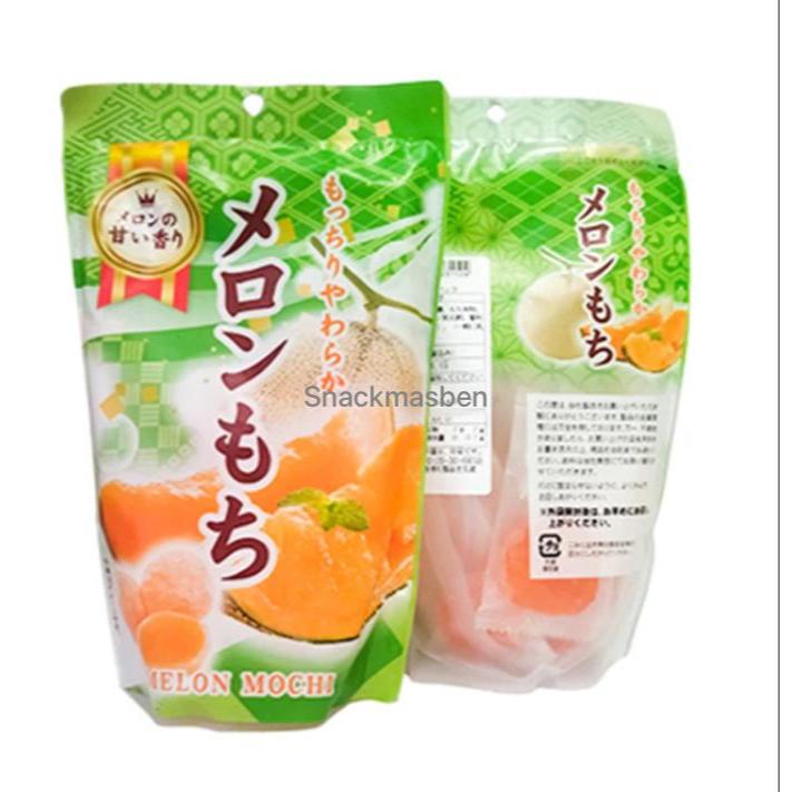 

Daifuku Mochi Melon Japan- Original Mochi Import lembut dan kenyal