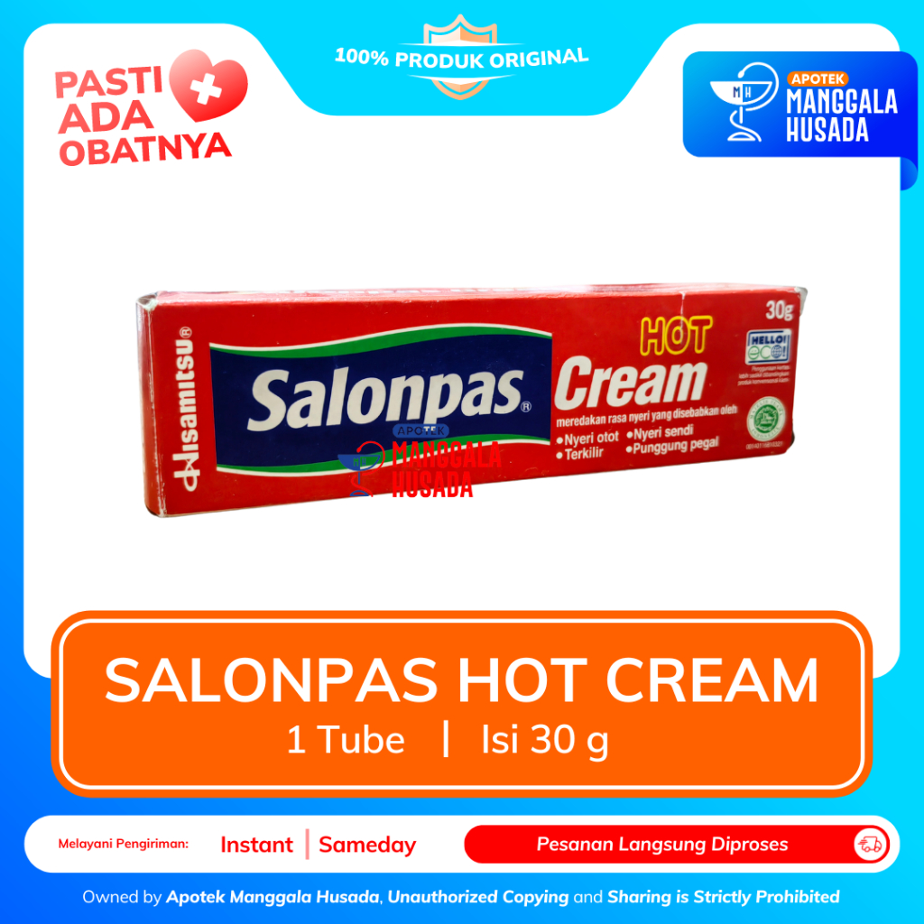 SALONPAS HOT CREAM @ 30 G