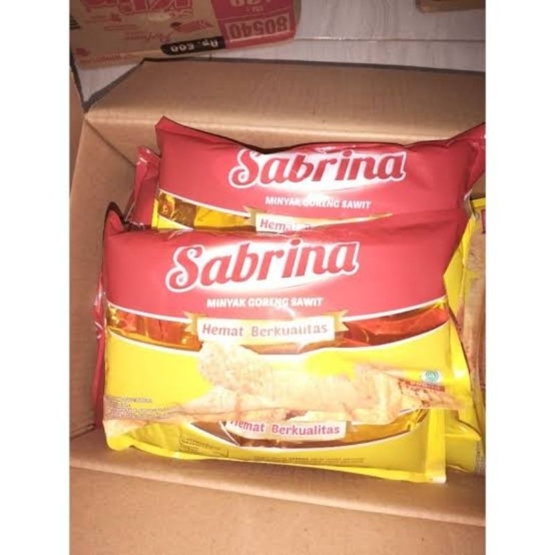 

minyak goreng sabrina 1L bantal
