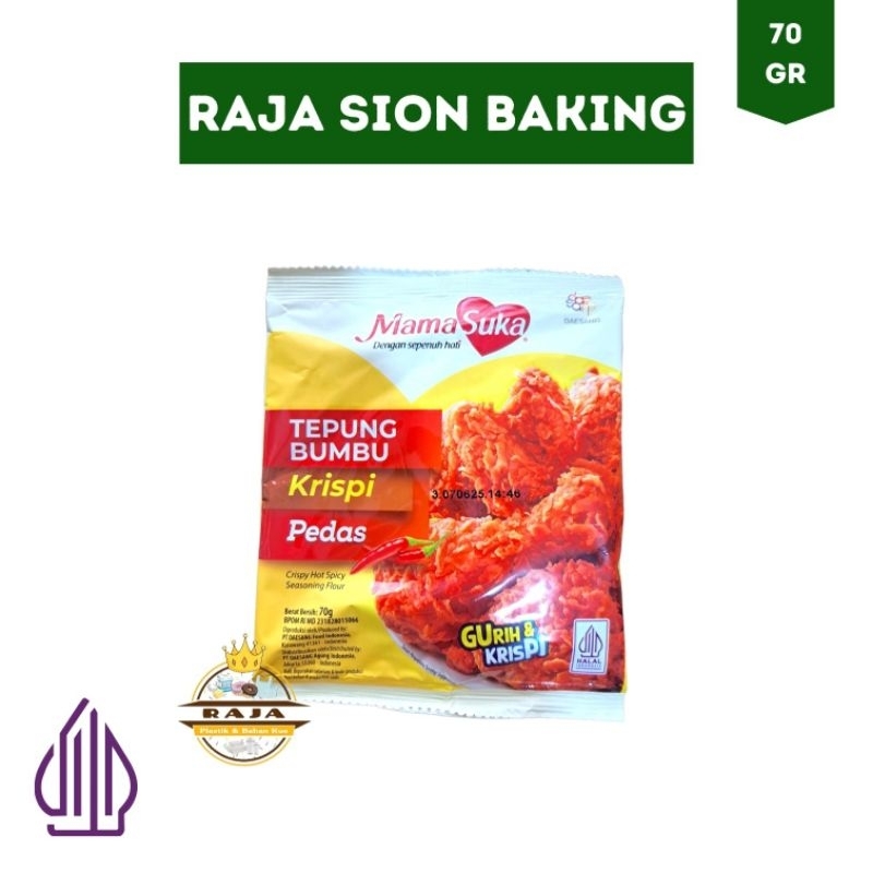 

MAMASUKA Tepung Bumbu Crispy Pedas 70gr