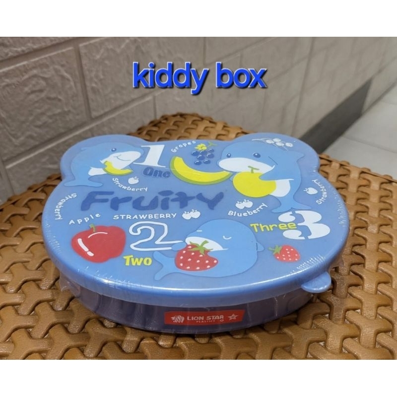 kiddy box kotak makan anak lion star, tempat bontot, tempat bekal anak-anak