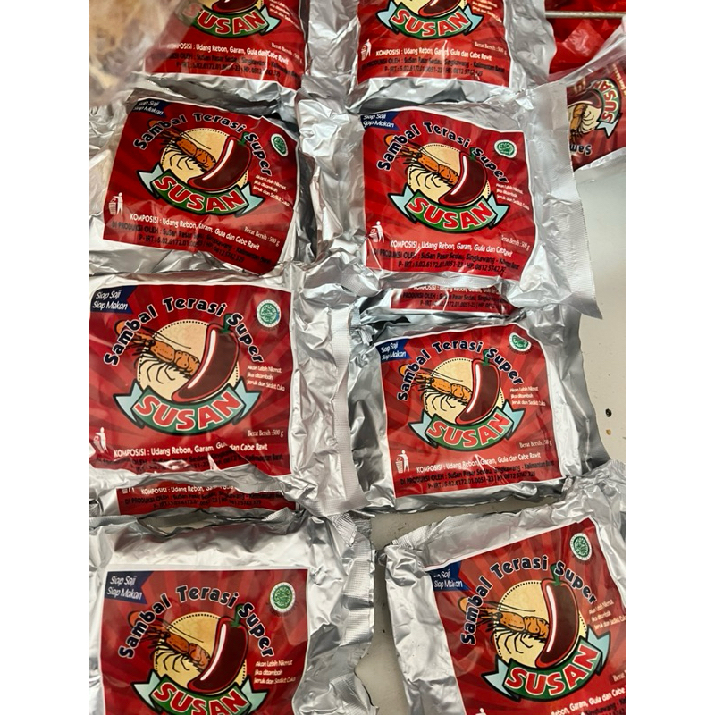 

SAMBAL TERASI SUSAN singkawang 250 gram HALAL