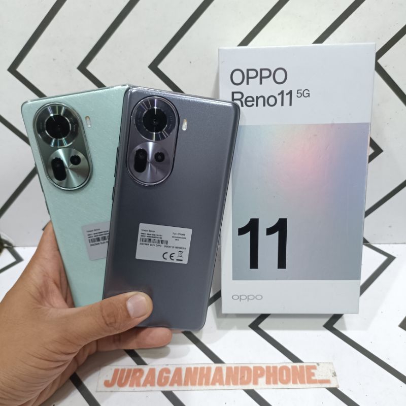 OPPO RENO 11 5G RAM 8/256GB HP SECOND BEKAS FULLSET