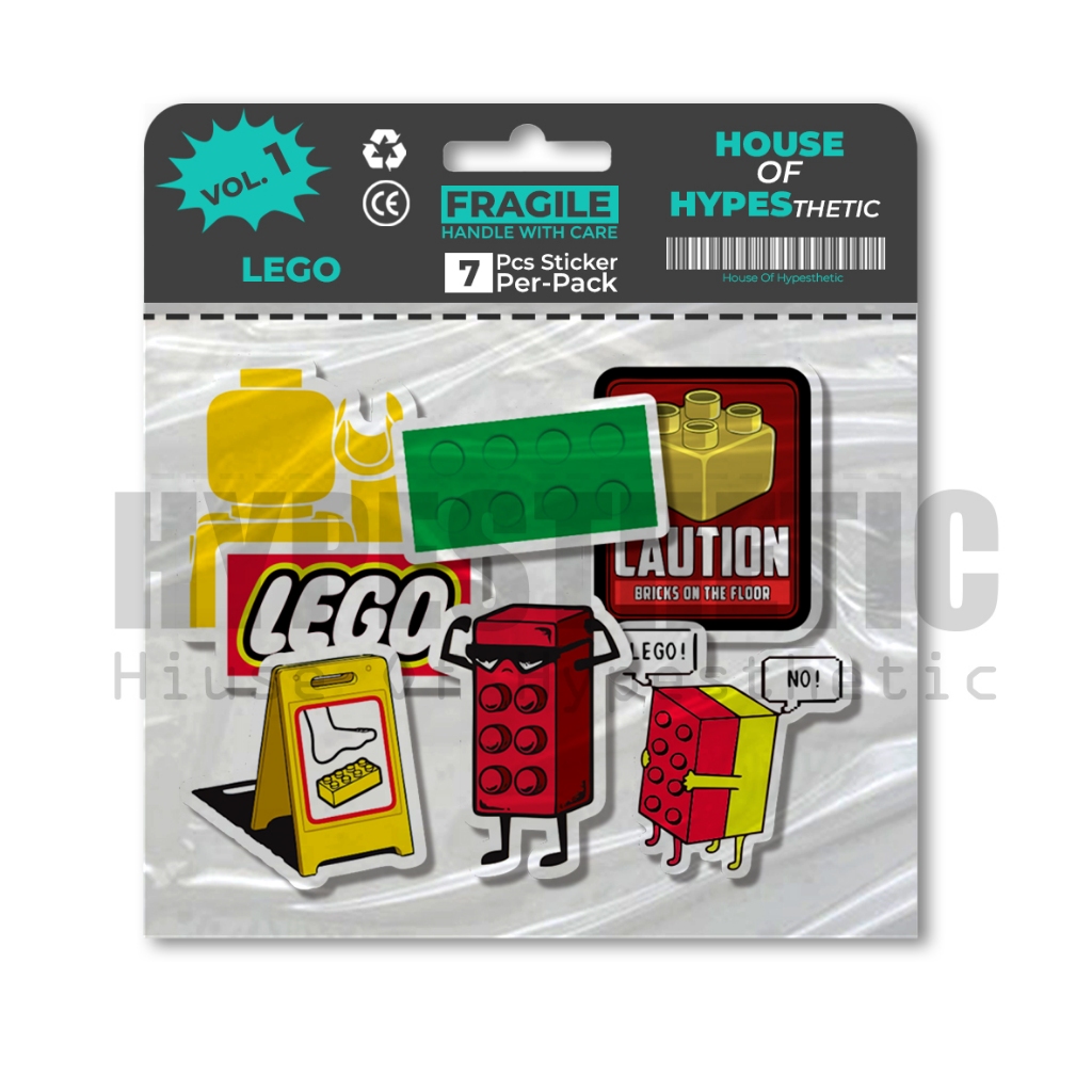

Sticker Hypebeast and Aesthetic Hypesthetic Waterprooft untuk Case Hp, Laptop, dsb || LEGO