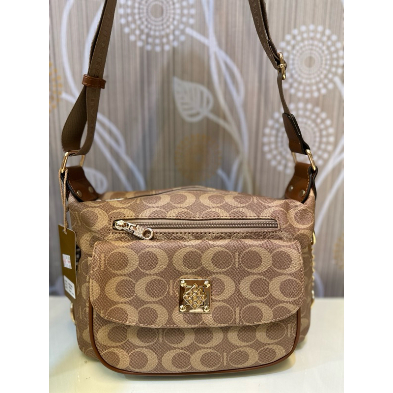 TAS BURBERRY SELEMPANG IMPORT  2ruang+kantong depan waterproof