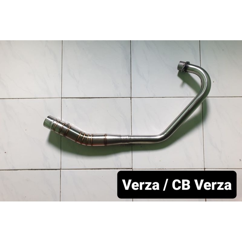 Leher/Header/Pipa Knalpot Verza/CB Verza Stainlis PNP Selincer FU