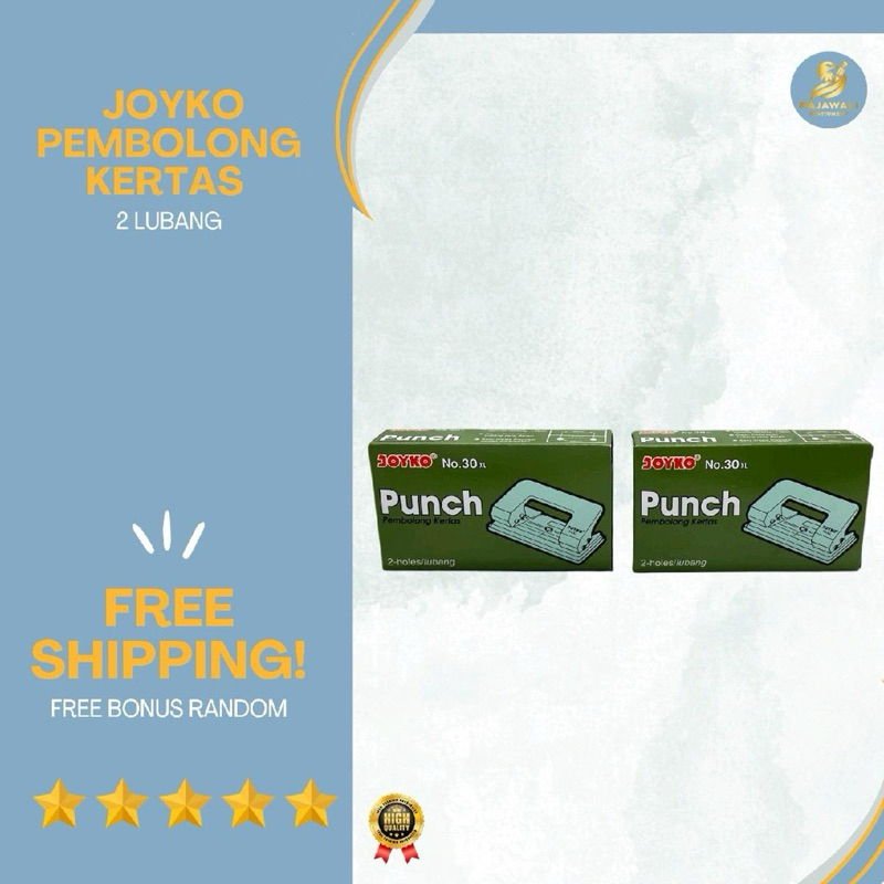 

Joyko Pembolong Kertas 2 Lubang/ Harga Terjangkau, Kualitas Terbaik! / FREE BONUS RANDOM!