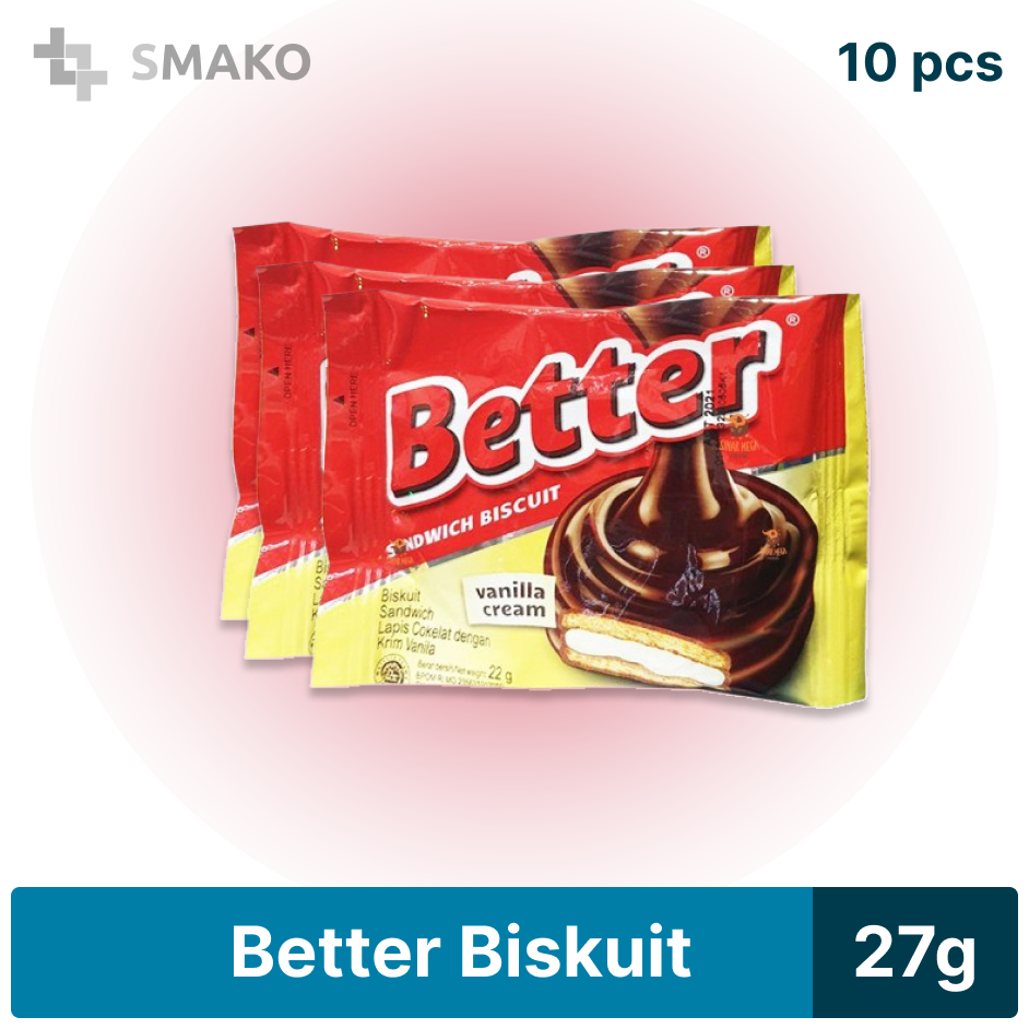 

Better biskuit renceng 10pcs@27gr