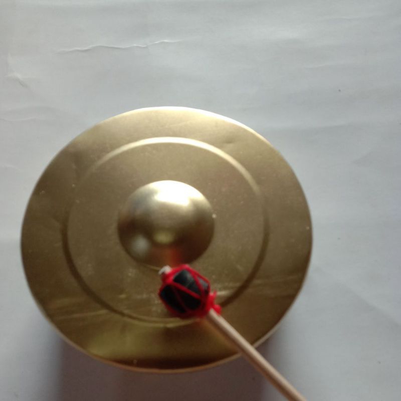 alat musik gong mini bali ukuran 14 cm mainan anak