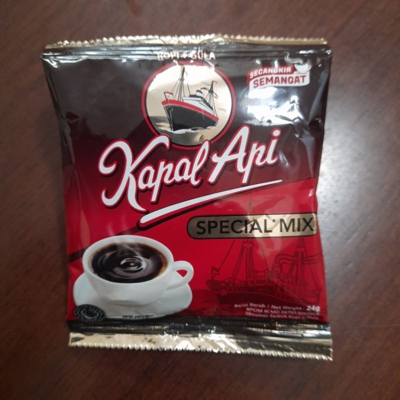 

Kopi kapal api 1 sachet