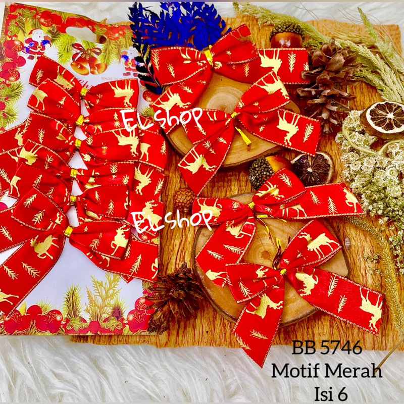 

Pita Natal Pita Kado Natal Pita Hampers Aksesoris Natal Merry Christmas Dekorasi