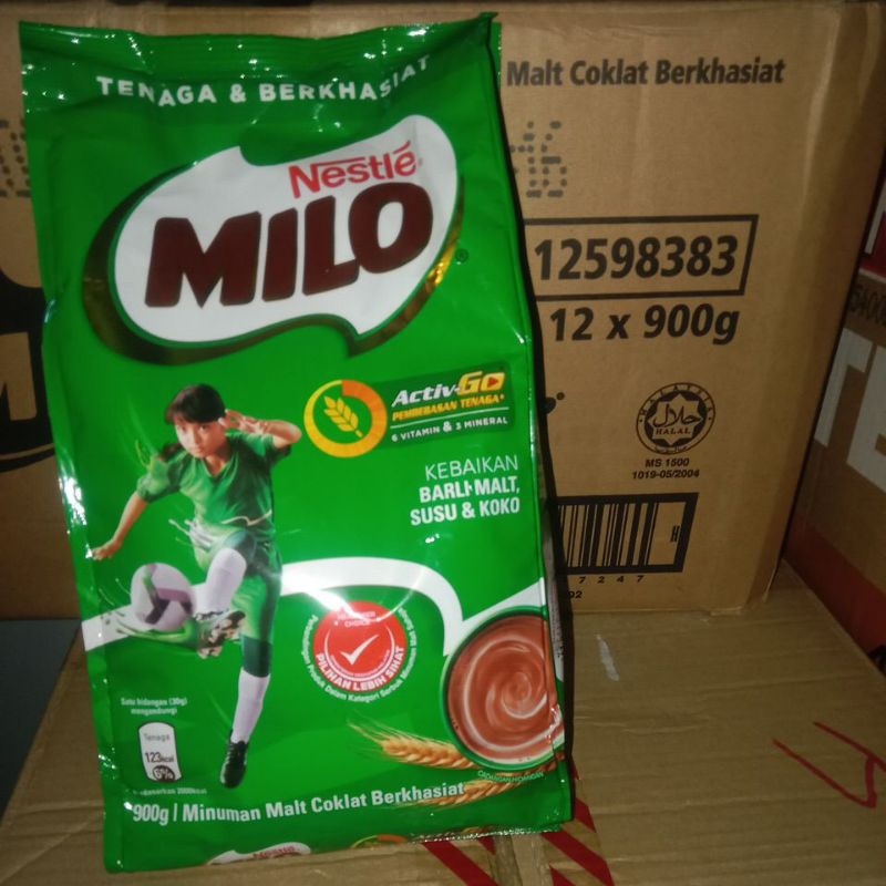 

Milo Refill 900gr 1dus