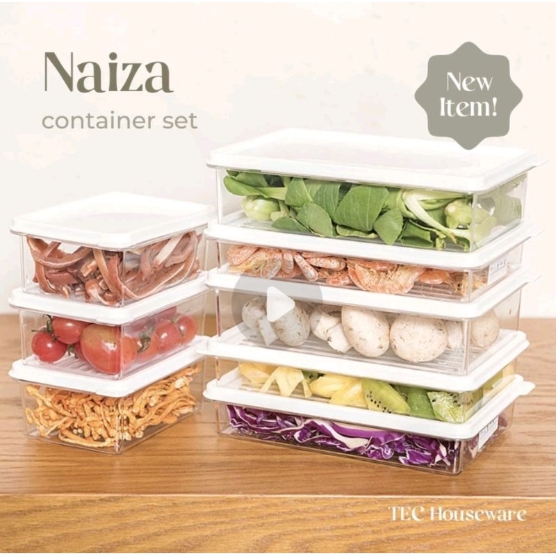 Kotak Penyimpanan Makanan Kulkas / Storage Box Fridge Food