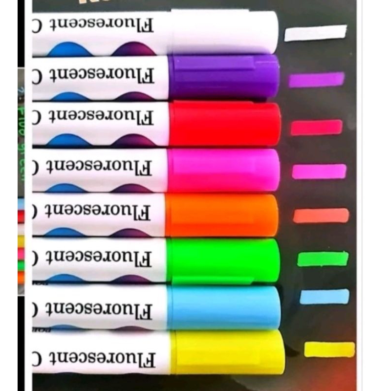 

Spidol fluo / liquid fluorescent chalk marker / gantinya snowman & bazic