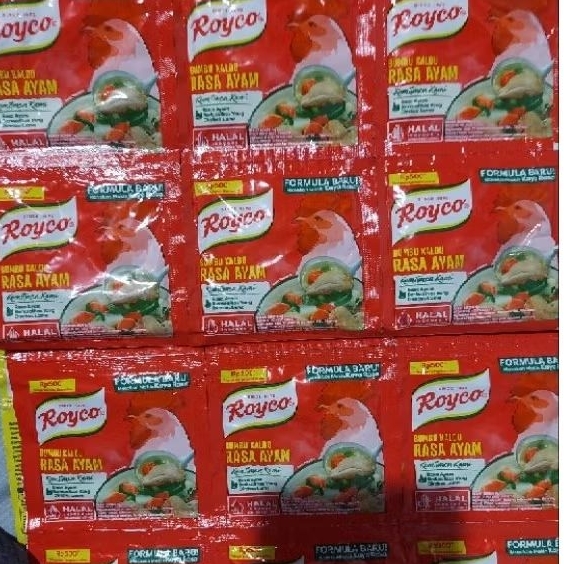 

Royko Ayam/Royco Ayam/Penyedap bumbu rasa ayam/Royko satuan