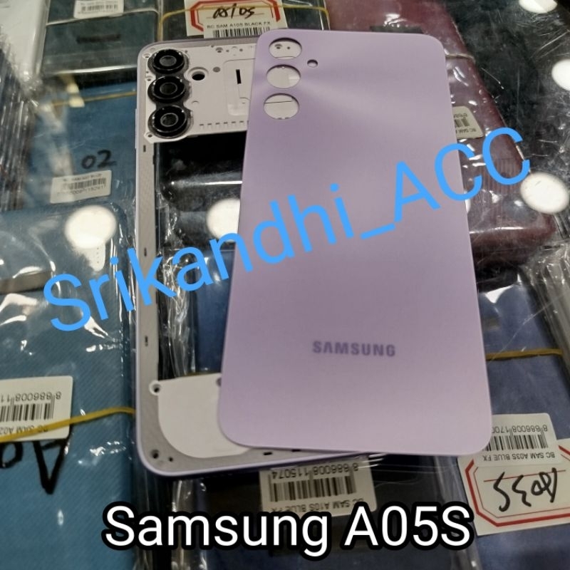Cessing hausing fullset Samsung A05S Backdor + Tulang Bazzel tutup mesin