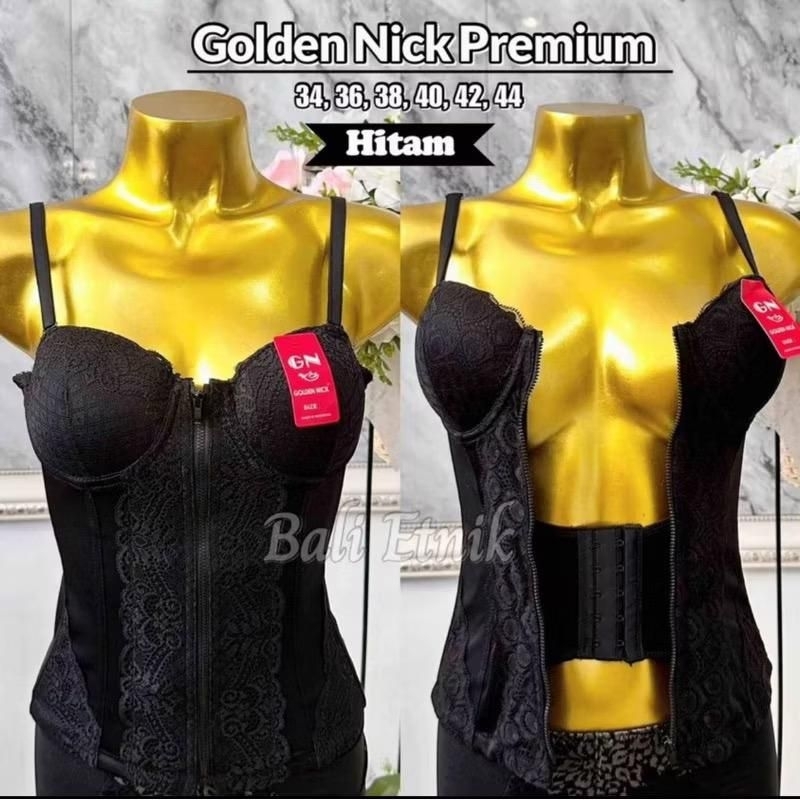 Longtorso/Kemben/Kamisol Golden Nick Bahan Melar Adem