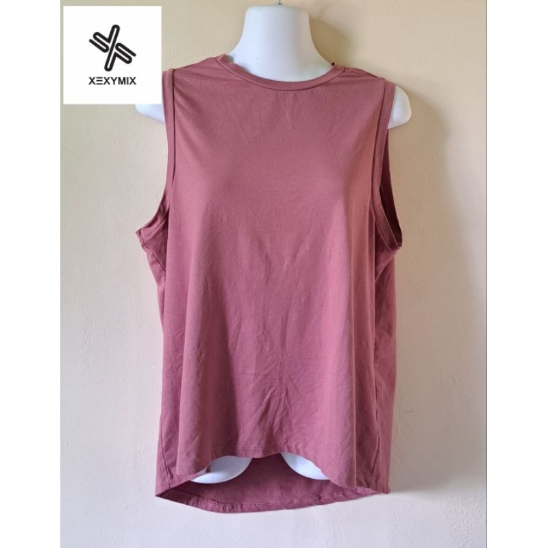 [PRELOVED/THRIFT] XEXYMIX TANKTOP SPORT OLAHRAGA WANITA WARNA CORAL