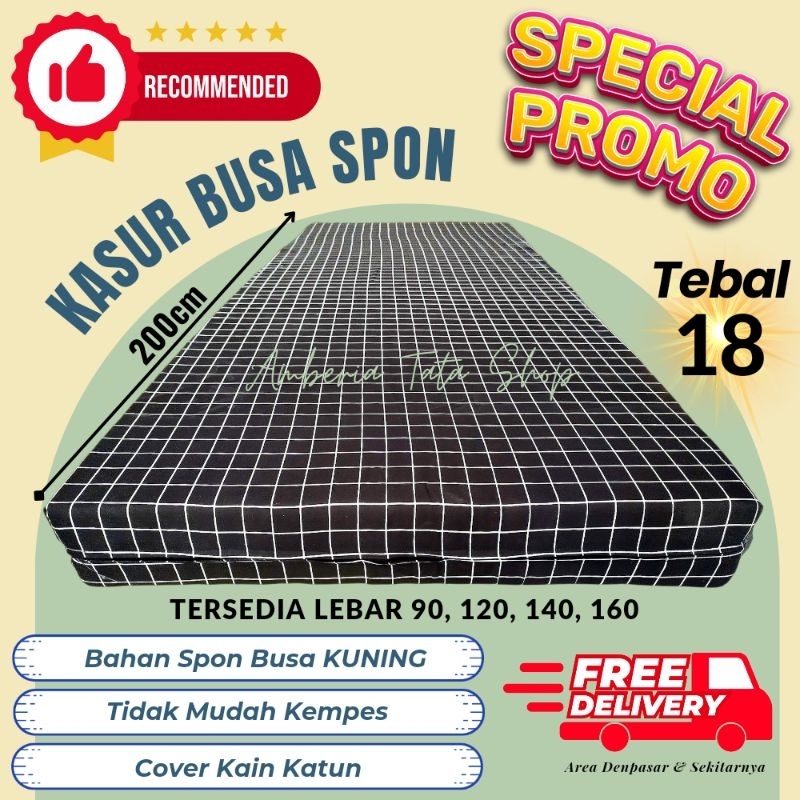 Promo Murah Kasur Busa Spon Tebal 18 | Kasur Spon 120x200 Kasur Busa 120x200 | Kasur Busa Nyaman Awe
