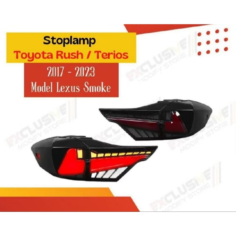 Stoplamp Smoke All New Rush TERIOS model Lexus