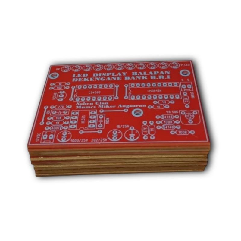 Pcb led display running led