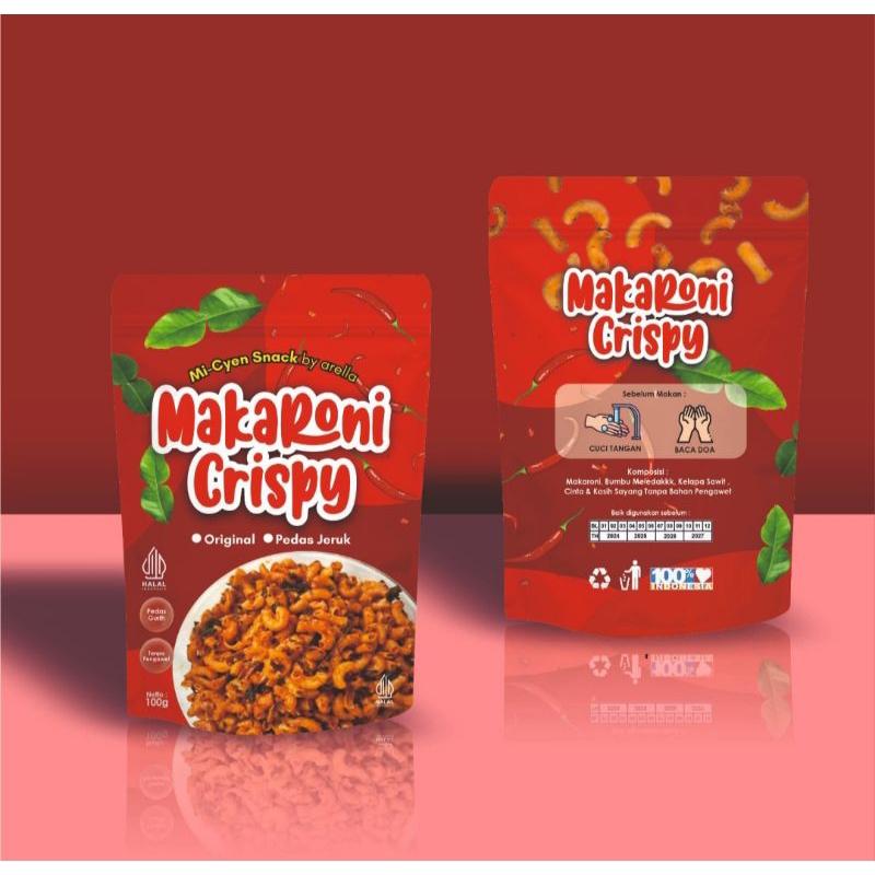 

Mi-Cyen Snack ( Makaroni gurih enak pedas )
