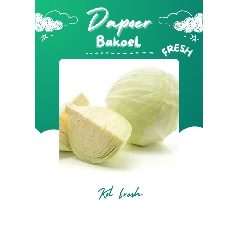 

Kubis / Kol Putih 500gr Fresh