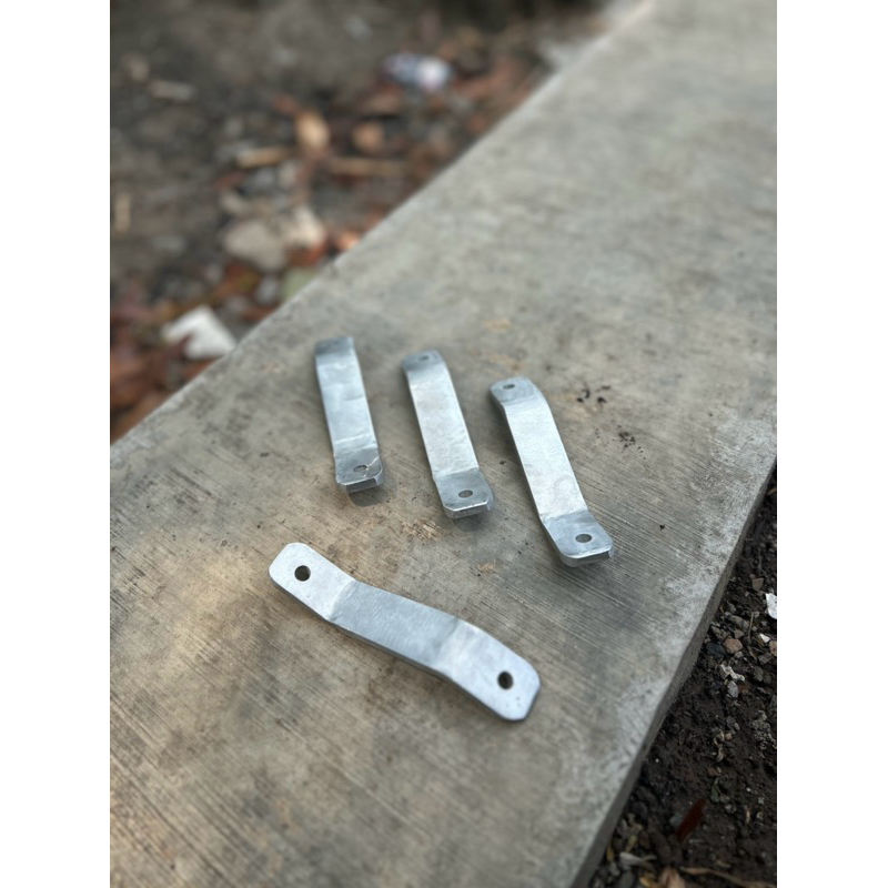 BREKET KNALPOT RACING BREKET KNALPOT DURAL BREKET PLAT KNALPOT RACING BAHAN DURAL 15 cm