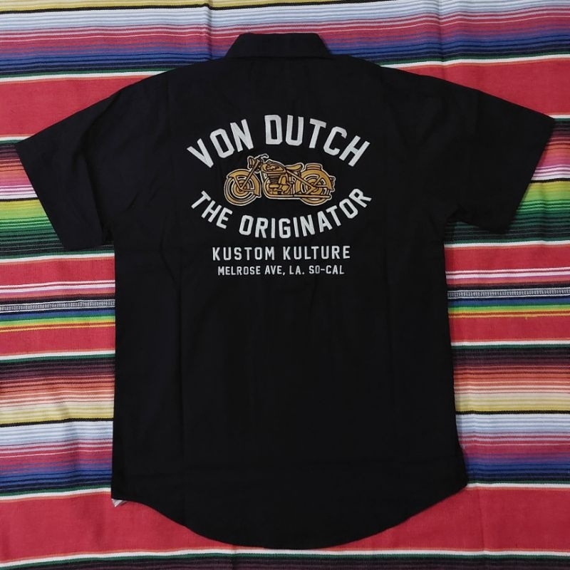 WORKSHIRT - VON DUTCH - XL - ORIGINAL BLACK