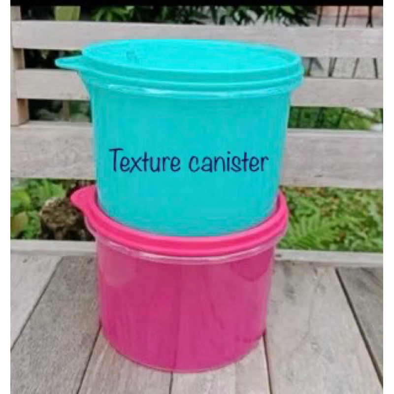 TUPPERWARE texture canister