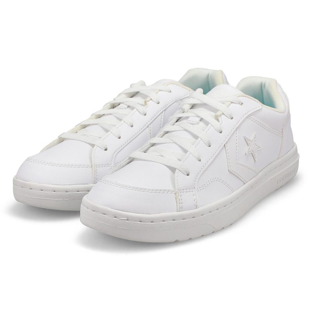 Converse Pro Blaze V2 Foundation Sport Faux Leather Ox Full Mono White