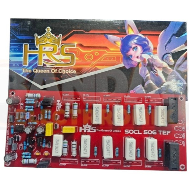 KIT DRIVER SOCL 506 SOCL506 600W KIT POWER AMPLIFIER AUDIO SUPER OCL MONO plus pcb TR