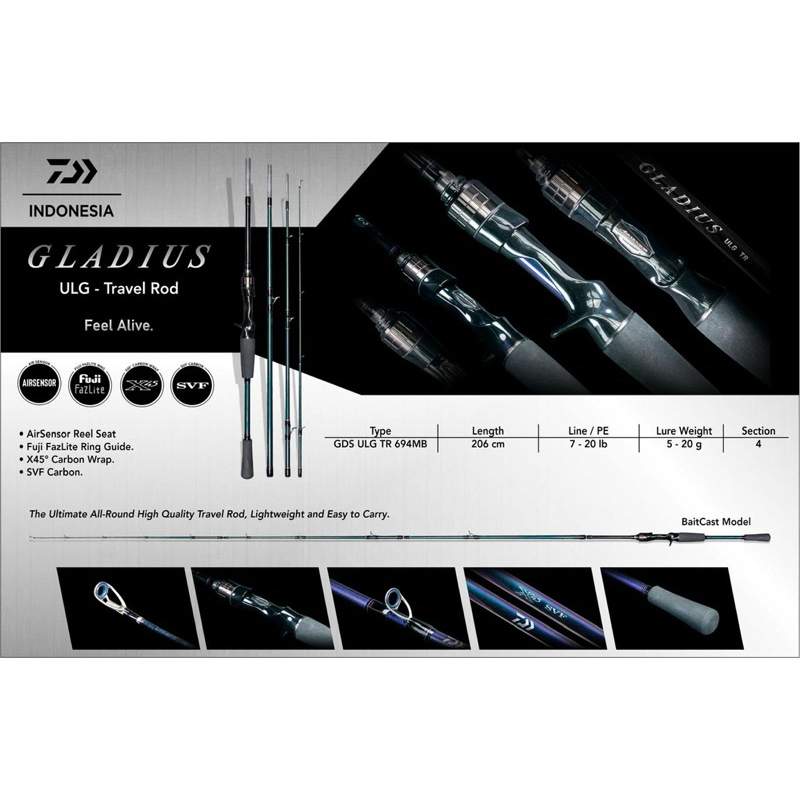 Rod Daiwa Gladius ULG