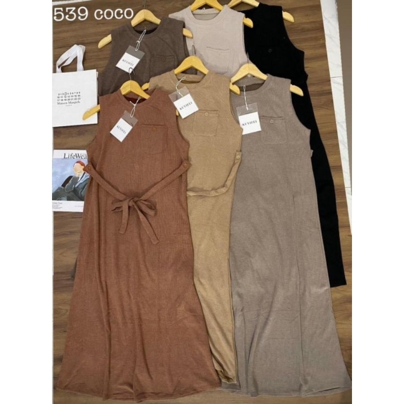 Sleeveless Dress Knit Kuyifei Inara