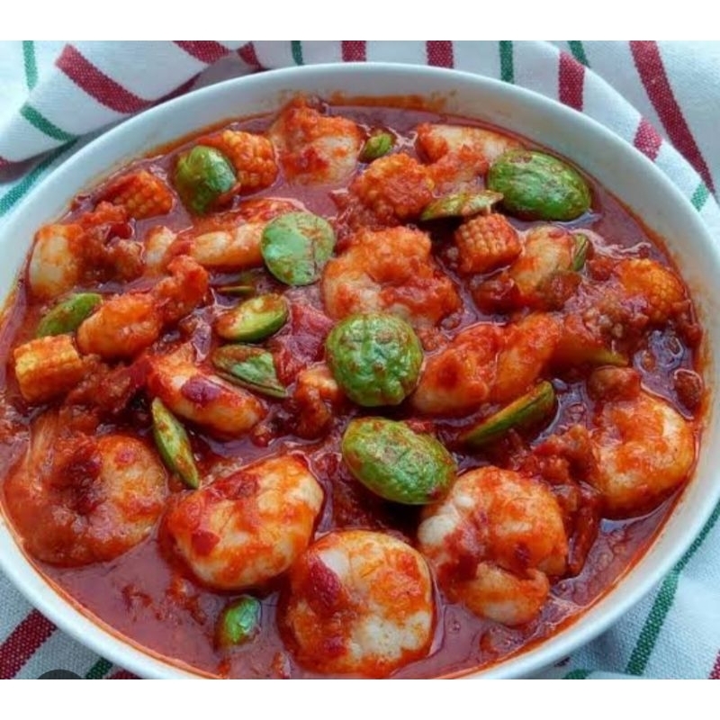 

sambal udang pete
