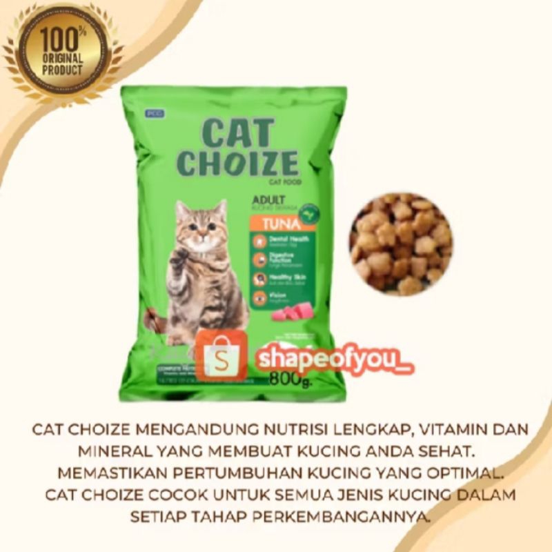 

Cat Choize fresh pack 800gr adult/Cat choize tuna/Cat Choize Salmon
