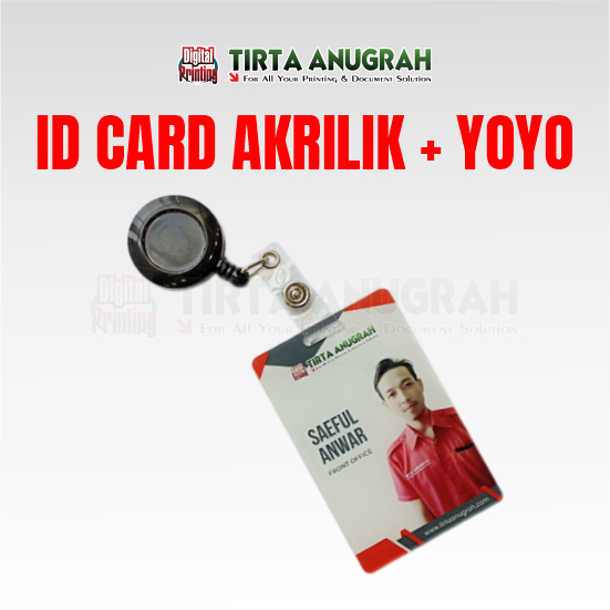

TIRTA ANUGRAH - ID CARD ARILIK CUSTOM + TALI YOYO 1 PAKET