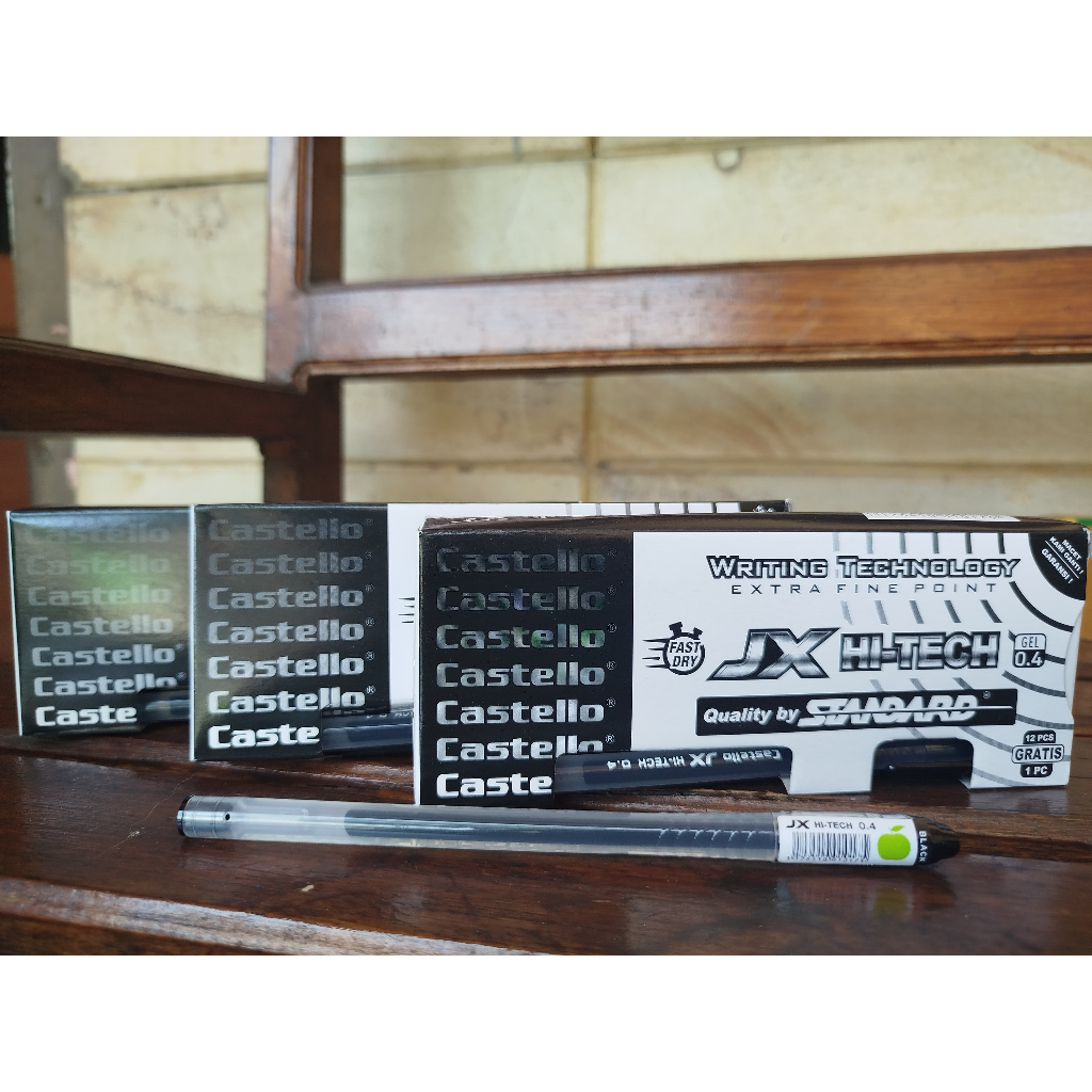 

(13 PCS) BOLPEN JX HI-TECH GEL 0.4