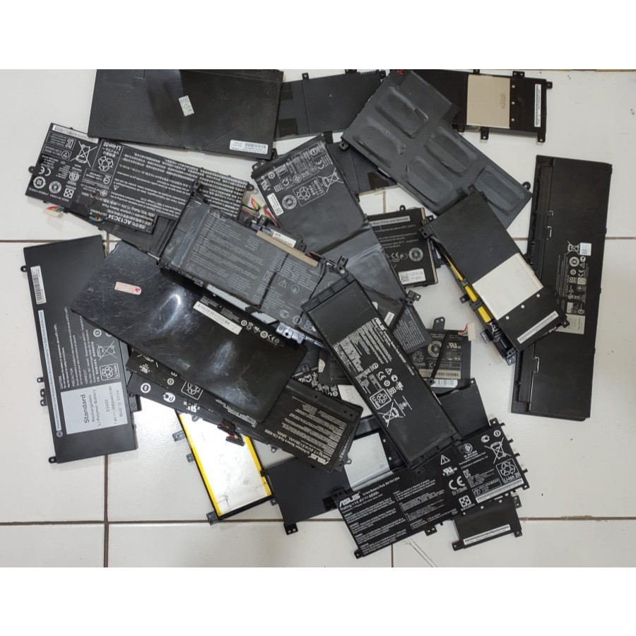 Baterai Laptop Polymer Lithium Bekas Rusak Drop untuk Refill