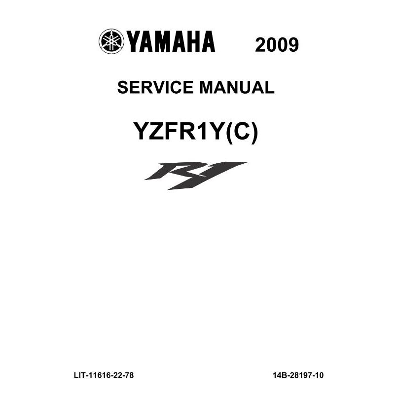 

Yamaha YZFR1Y(C) / R1 2009 SERVICE MANUAL (English Textbook)